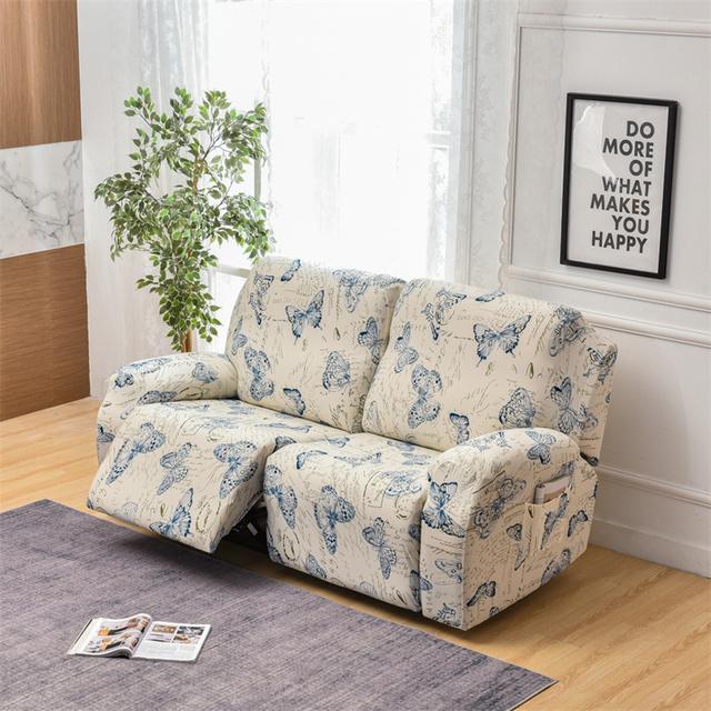 1/2/3 Sitzer Spandex Liegesofabezug Stretch Couchschutz für Wohnzimmer Relax Faul Sesselbezüge für Heimdekoration