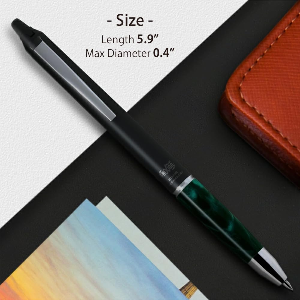 Pilot FriXion Ballpoint Knock Zone 0.5mm Inspiration Green LFBKZ3SEFIG