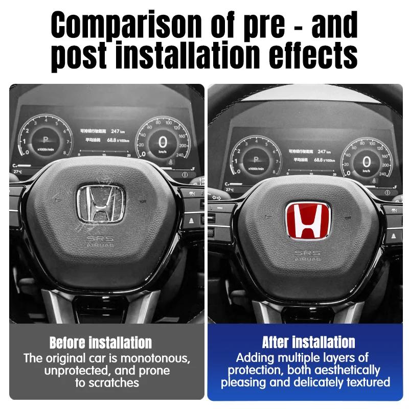 Car Steering Wheel Stickers For Honda Mugen Power TypeR Jazz City Civic Inspire Accord FIT HRV XRV CRV GK5 Odyssey Accessories