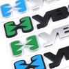 Autoaufkleber HYBRID-Logo-Emblem Chrom-Abzeichen-Aufkleber für Auto-Styling-Aufkleber