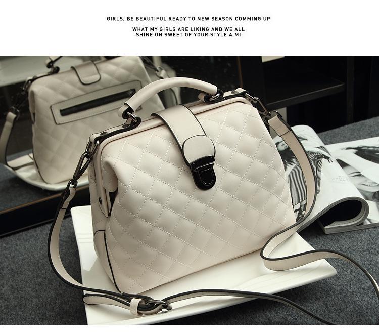 2025 Korean Style Trendy Women's Diamond Shoulder Bag - Fashionable, Versatile, Simple Handbag & Messenger Bag
