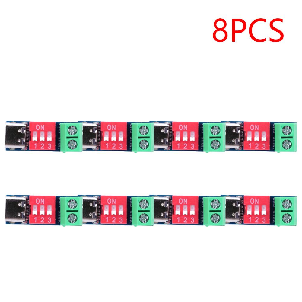 PD Fast Charging Test Board 5-20V Adjustable Charging Test Module High Speed USB Type-C Voltage Connetor Power Supply Accesories