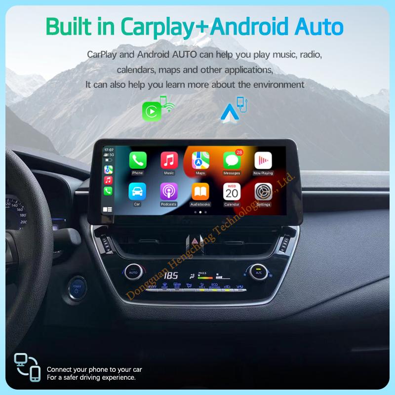 12.3Inch For Toyota RAV4 XA50 2018-2025GPS Navigation Radio Android12 8+128G 8Core CarPlay 4G 360Camera Car Multimedia Player