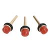 3PCS Coffee Machine Valve Pin Brass Silicone Drain Valve Pin and Head Gasket Repair Kit