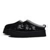 UGG EVA Slip Resistant Closed Toe Slippers Women's Black White 1122553-BLK(Team80-S-BOX)