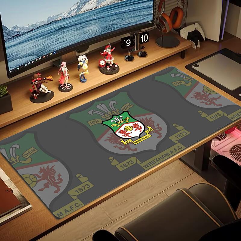 Wrexham AFC Mouse Pad Large Gaming Table Cushion Non-slip Laptop Tablet Big Mousepad XXL Mat Mini PC Playmat With Lock Edge_xia