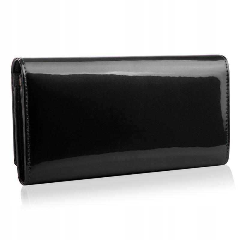 BPD-VS-100 BLACK Women' SHINY Wallet +CERTIFICATE
