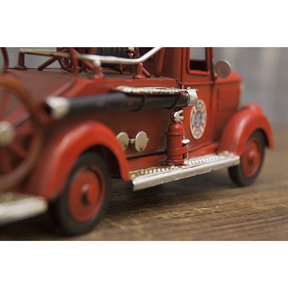 Vintage Blechauto FEUER Feuer Mittel Handgefertigt Setagaya Vintage Auto Miniatur Amerikanisch Amerikanische Waren DEPT. Motor, Größe, LKW, Basis, Sammlerstücke, Auto,