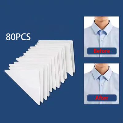 Shirt Collar Stays, Lightweight, Edge Shaper, Support Stickers for Collared Shirts, Men's