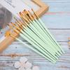 12PCs Nylon Brush Set Watercolor Brush Painting Tool Art Supplies for Craft Collection12PCs  Matt