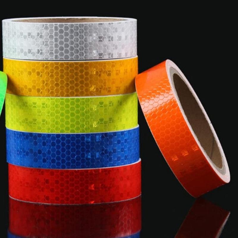 High Intensity Reflective Tape Self-Adhesive Reflector Tape for Vehicle Car Motorcycle Reflectors Sticker 2inch X 9.8ft