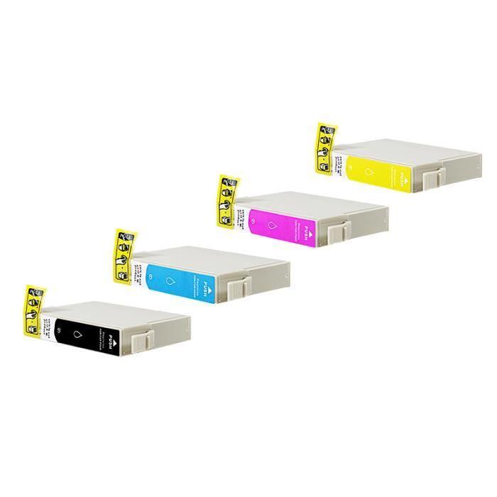 

Cartouche d encre Compatible Epson - T1295 - Noir, Cyan, Magenta, Jaune