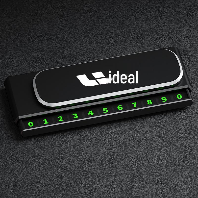 Magnetic Temporary Car Parking Sign with Luminous Hidden Contact Plate