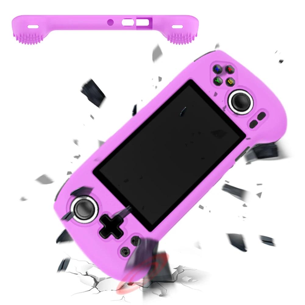 Silicone Protective Case Shockproof Protective Skin Anti-slip Soft Cover for Anbernic RG556 Retro Handheld Game Console