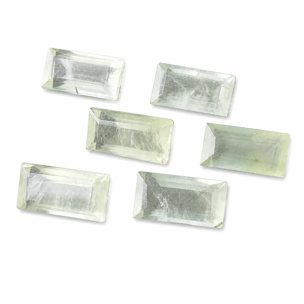 Green Amethyst Kite Gemstone, Faceted Prasiolite Loose Stone, Calibrated Gem Jewelry Making 5x10mm (1 Piece)