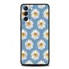 Summer Daisy Sunflower Floral Flower Case for Samsung Galaxy S24 S23 S22 S20 S21 FE Ultra S24 S23 S10 S10E S9 Plus Phone Cover