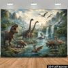 1 Stuk 2D Dinosaurus Muur Foto Decoratie Achtergrond Winter Achtergrond Decoraties Voor Fotostudio Fotohokje Kerstfeest
