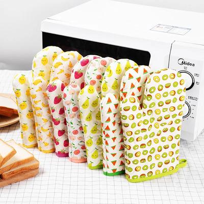 1 stücke Mikrowelle Backen BBQ Handschuh Baumwolle Niedlichen Ofen Mitts Hitzebeständige Topflappen Rutschfeste Küche Kochen Werkzeuge Fäustling