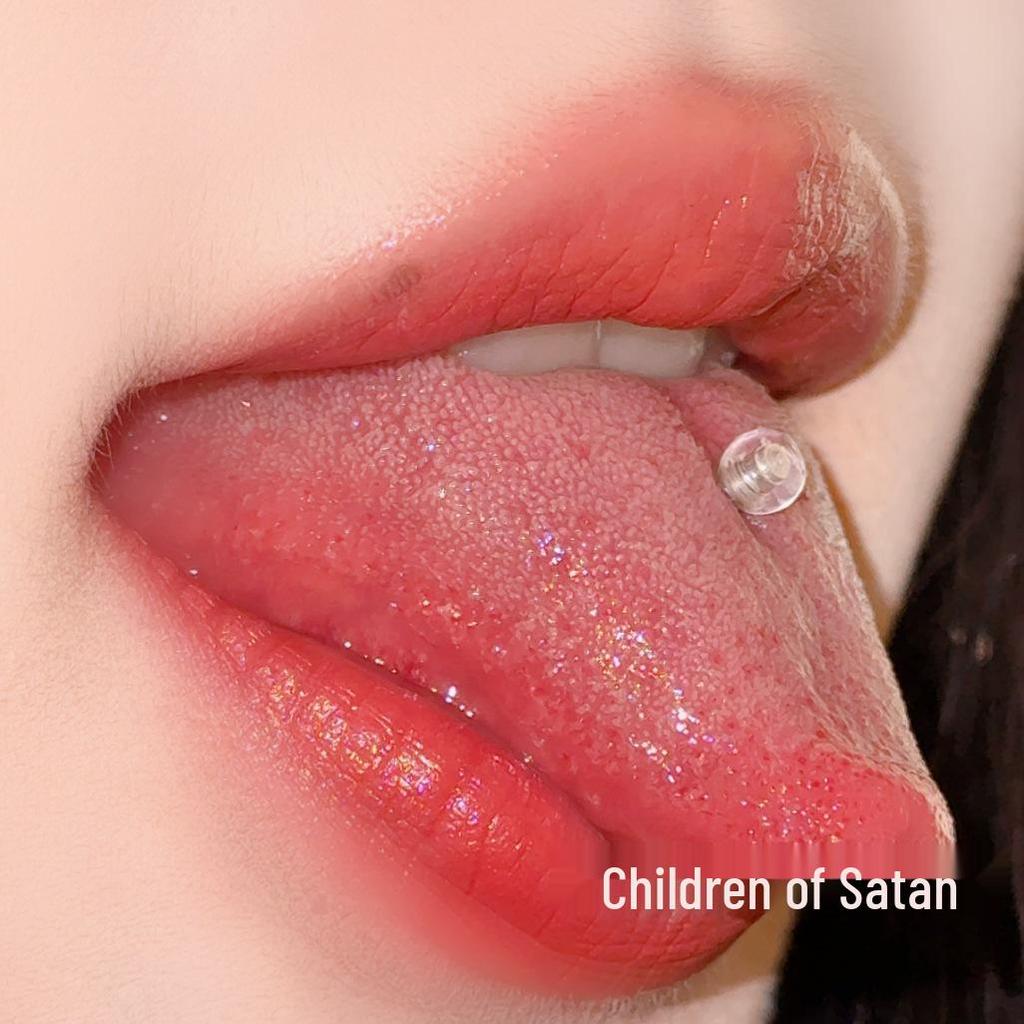 Satan's Child: Comfortable Invisible Tongue Piercing Stud - A New Year Essential!