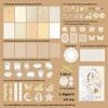 Twilight Life's Moments Journal Set: Large Capacity with 126 Pieces & 4 Material Types