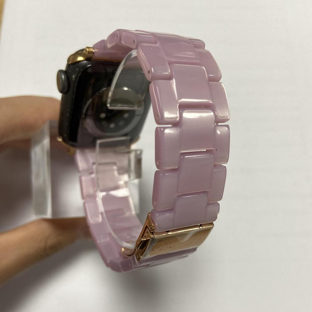 "Ühilduv vaigust ja kummist rihm Apple Watchi jaoks 42mm/46mm"