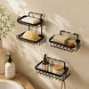 High Quality Soap Rack Wall Mounted Soap Holder Stainless Steel Soap Sponge Dish Bathroom Accessories Dishes, Storage Organizer