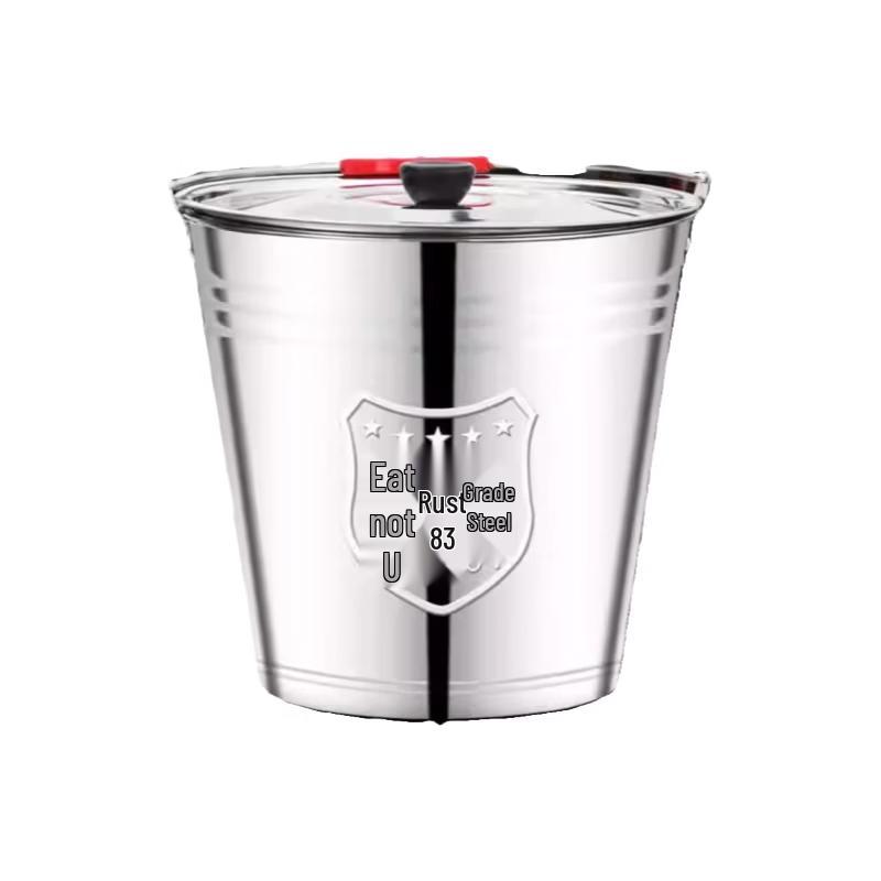 304 Stainless Steel Food Grade Bucket with Lid