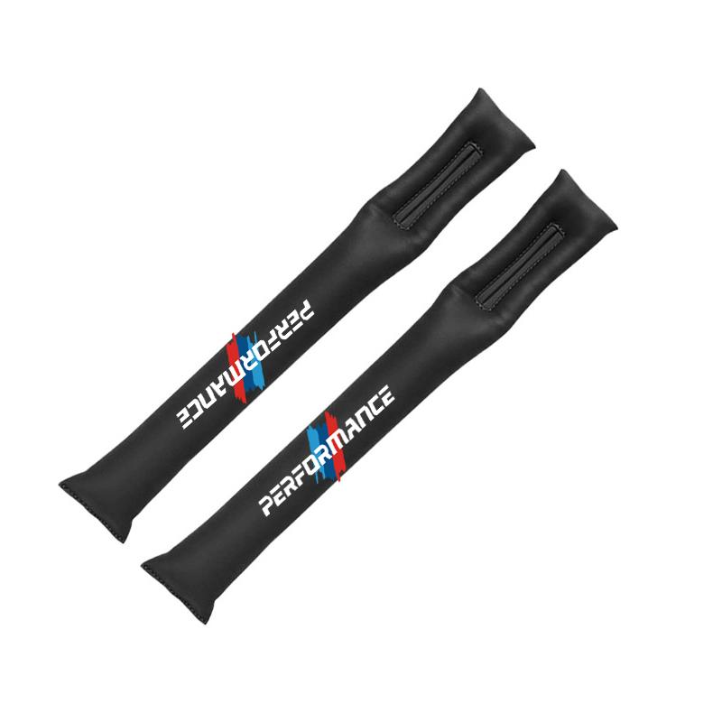 SCKS3 Leather Car Seat Gap Filler Seat Gap Leak Proof Strip For BMW Performance F30 F10 E90 E46 E60 E70 E39 E36 E87 X7 E92 E91 Sticker