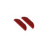 2Pcs PVC Car Rear View Mirror Sticker Rain Eyebrow Auto Mirror Rain Shield Cover Bling Car Accessories Interior for Woman