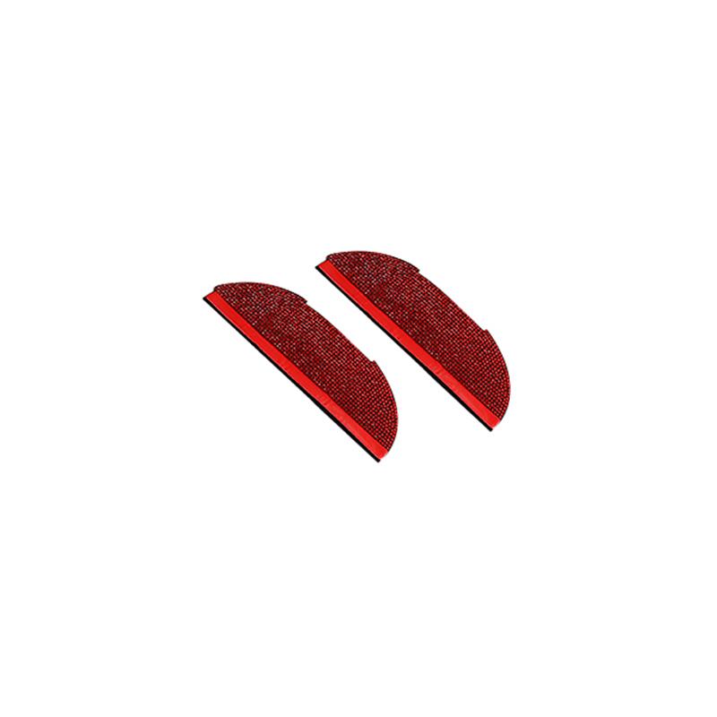 2Pcs PVC Car Rear View Mirror Sticker Rain Eyebrow Auto Mirror Rain Shield Cover Bling Car Accessories Interior for Woman