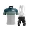 Mens Cycling Jersey Set Breathable Quick-Dry Short Sleeve Bike Outfit Road Fitness Riding