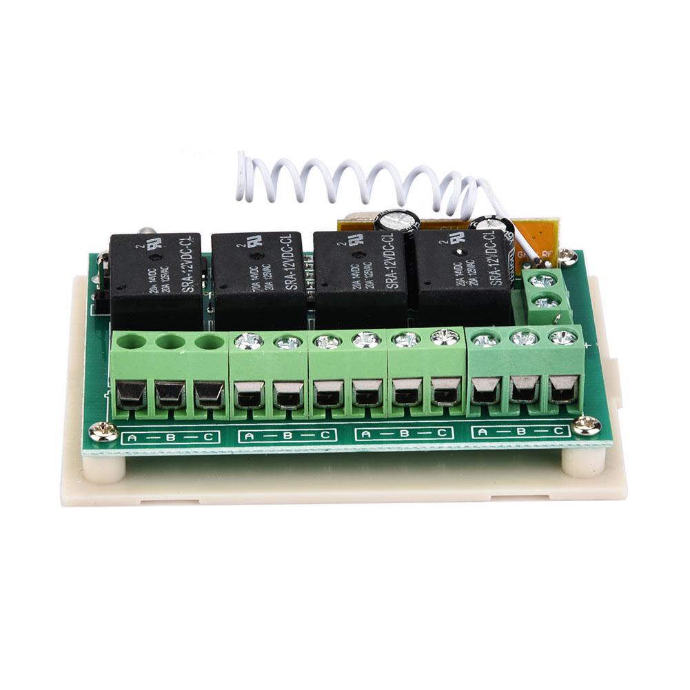 12V 433MHz Wireless Remote Control Switch Relay Receiver  RF Transmitter