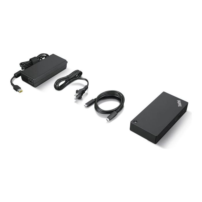 Station d'accueil - LENOVO - 135W Universal Dock - USB-C - Compatible ThinkPad - Noir