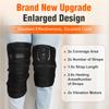 Heated Massage Knee Pads Extended Heating Knee Pads With 4 Motors 5 Massage Modes Warming Knee Massage US Plug
