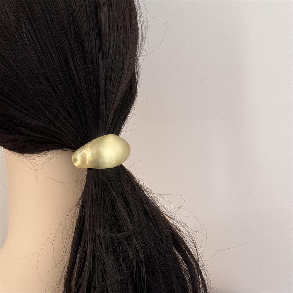 Korean Retro Elegant Elastic Hair Tie with Irregular Design