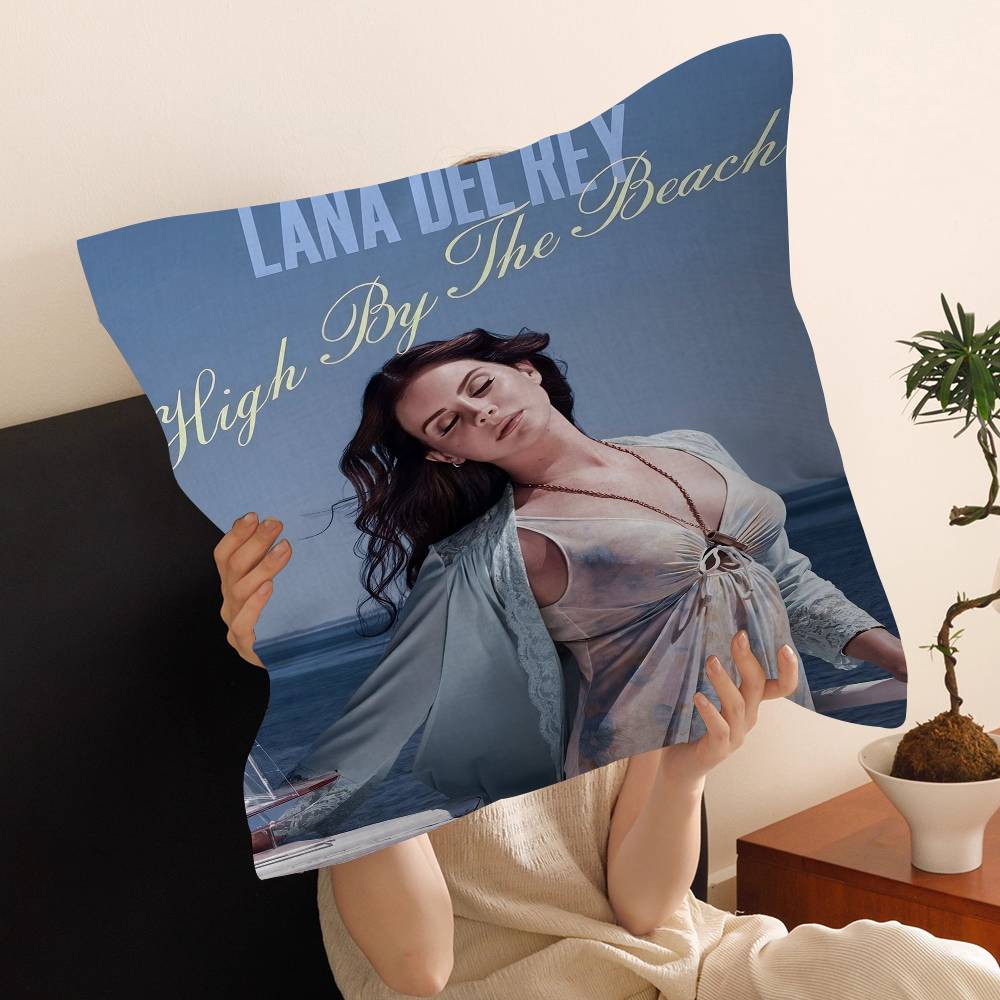 Black And Pink Lana Del Rey Personalized Pillow Cover Kids Bedroom Wild Party Decor Pillowcase Kid Birthday Shower Gift
