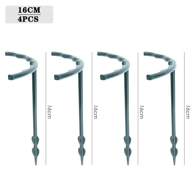 

4-32PCS Plastic Plant Support Pile Frame Greenhouse Arrangement Semicircle Fixed Rod Indoor Flower Plant Vine Climbing Bracket