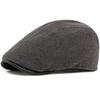 HT4933 Beret Cap Thick Warm Autumn Winter Hats for Men Women Artist Hat Male Female Corduroy Ivy Flat Cap Adjustable Mens Berets