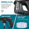 Yofidra Pistola Idropulitrice Elettrica ad Alta Pressione 250Bar 2500W Pulitore per Giardino e Industria Pistola a Spruzzo Lavatrice Acqua Ugello Regolabile 180°