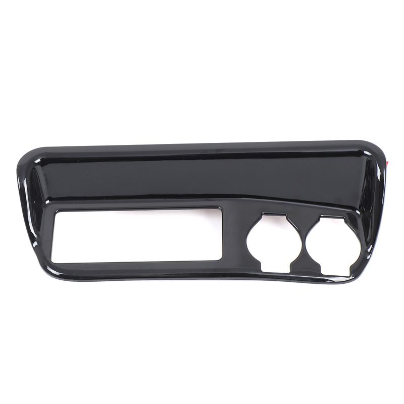 

For Toyota Tacoma 2011-2015 ABS Carbon Fiber/Red Car Central Control Air Conditioning Vent Decorative Frame Car Accessories