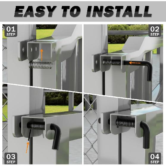 819T Trailer Gate Spring Latch Kit with Extra P 2 Pack Trailer Gate P Heavy Duty Trailer Gate Latch Repair Kit for Carry-On Utility Trailers