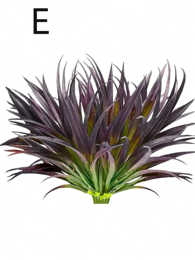 1 pack of 4pcs anti-ultraviolet artificial tall grass plant spider plant bouquet home decoration floral supplies