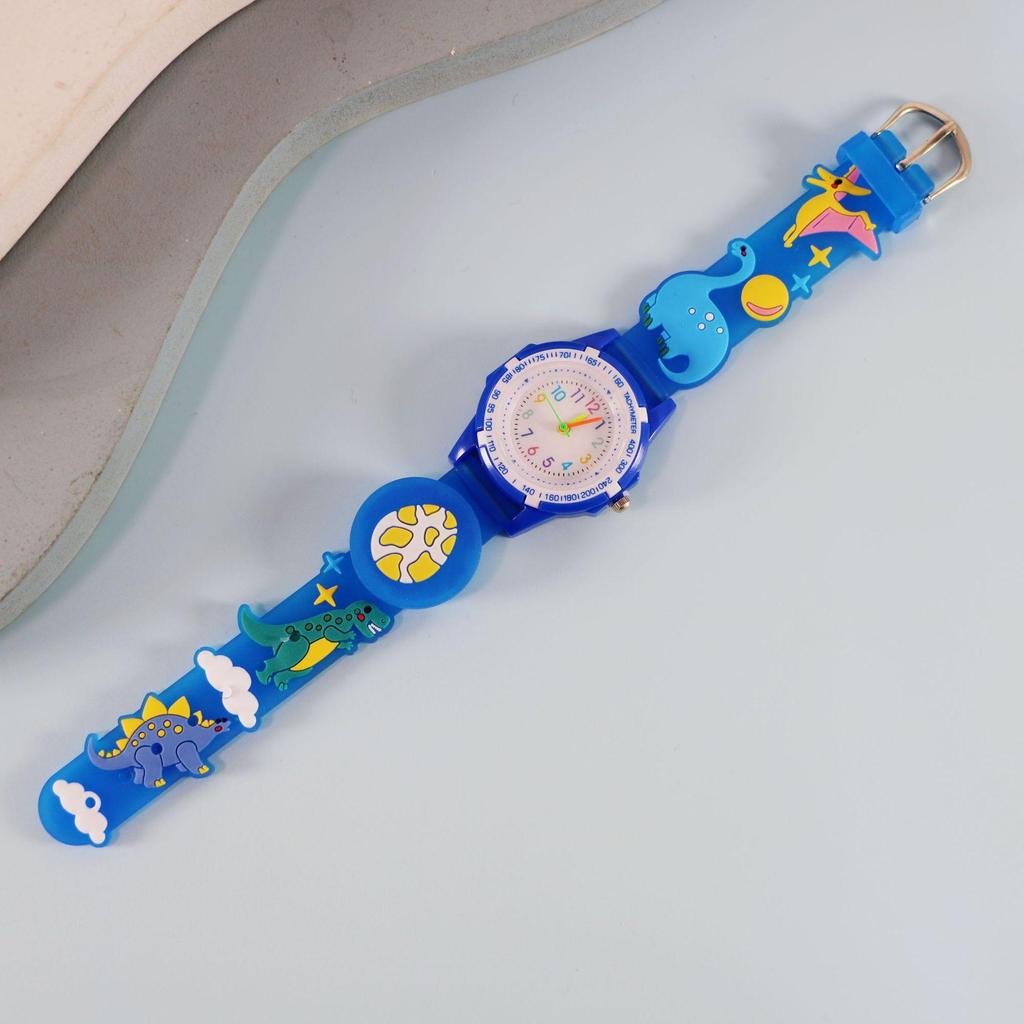 Cartoon Luminous Strap Children's Watch - Creative Birthday Gift for Elementary School Students