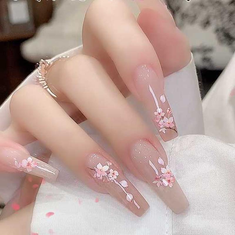 

1 шт. 5D Мягкие рельефные наклейки для ногтей сакура, украшение для ногтей, наклейки для ногтей, самоклеящиеся наклейки с цветами, наклейки для ногтей, наклейки для прессованных ногтей