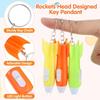 10pcs Bright Flashlight Keychain Mini LED Keychain Portable Kids Flashlights  Camping