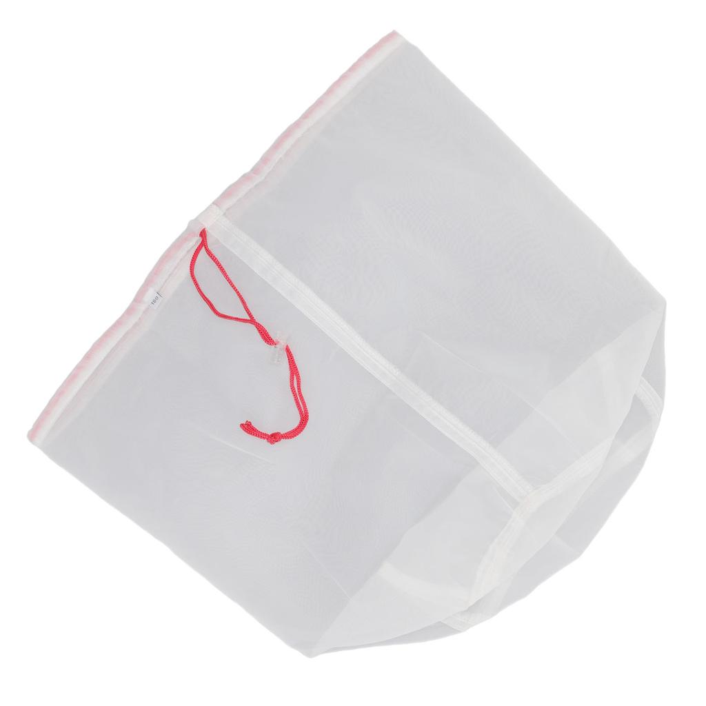 5 Gallons Brew Bags Wine Straining Bag Extra Fine Mesh for Homebrewing Milk Honey Red (160micro)