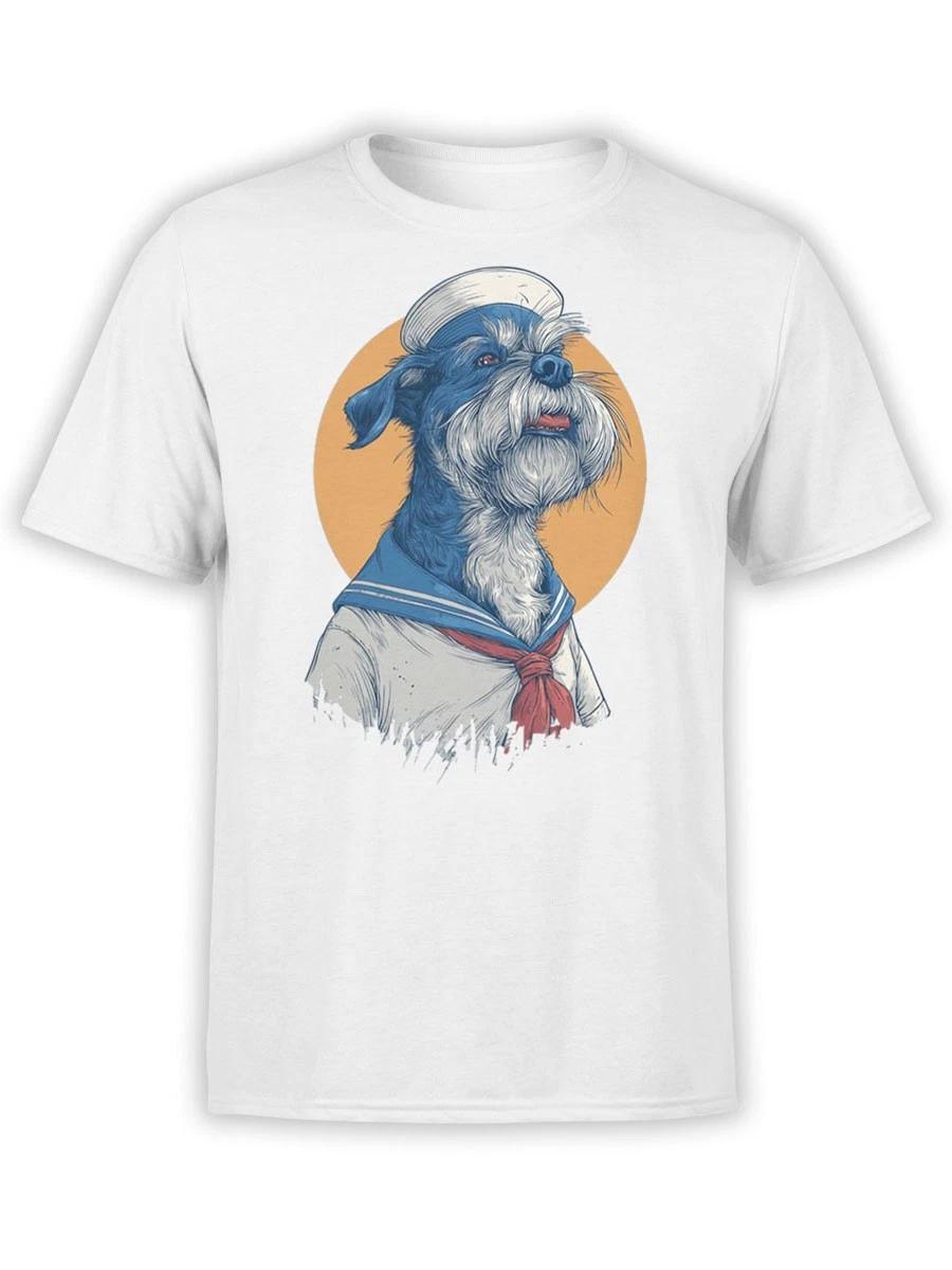 FANTUCCI Salty Seadog T-Shirt | Nautical Dog Sailor Tee | Unisex S