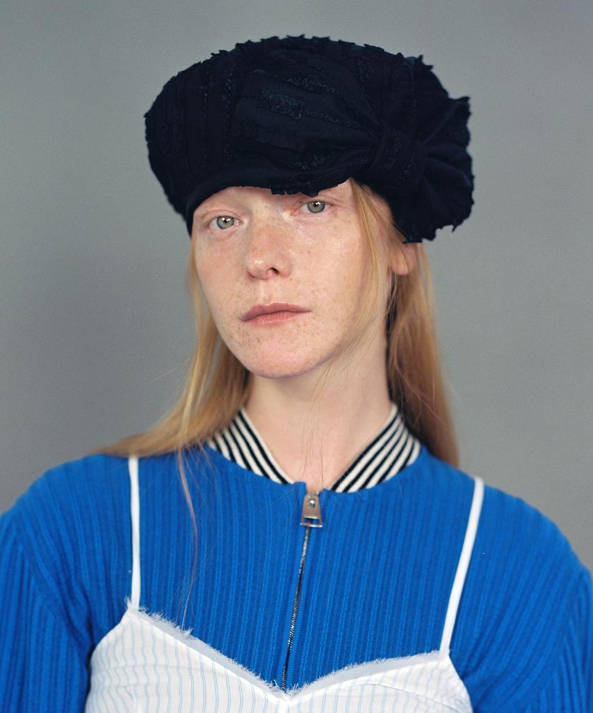 Eosseomnijeu Bowl Beret_Ribbon_Stripe Black