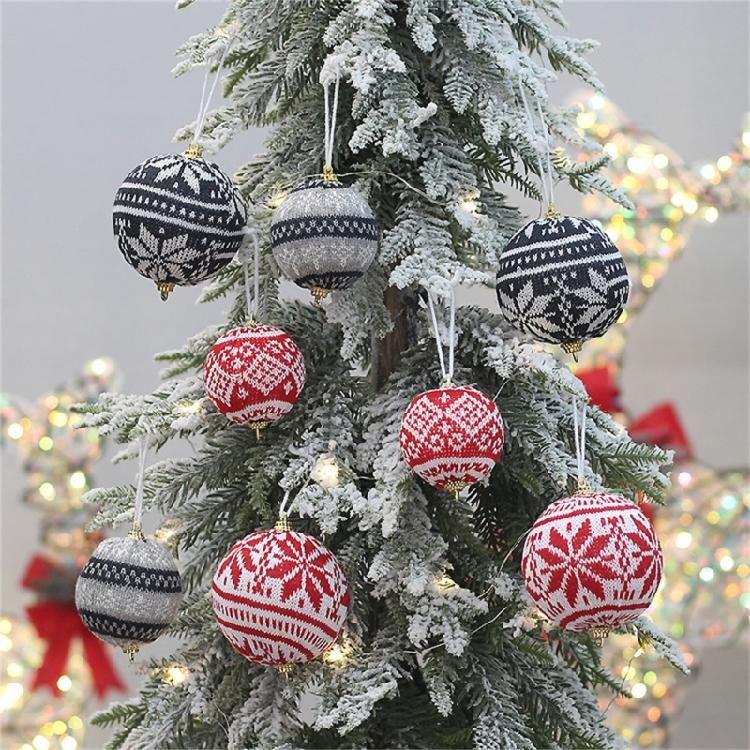 1Box 12Pcs Christmas Ball Christmas Tree Ornament Home Christmas Hanging Pendant