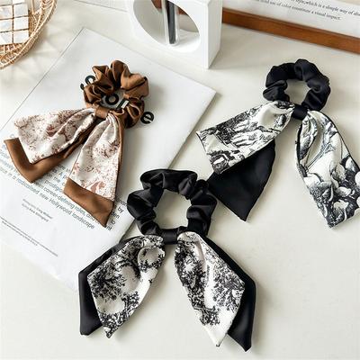 New Chinese Style Rabbit Ear Headband High Elasticity Braided Hair Accessories Ponytail Headpiece Girl Hair Accessoires Hair Tie
